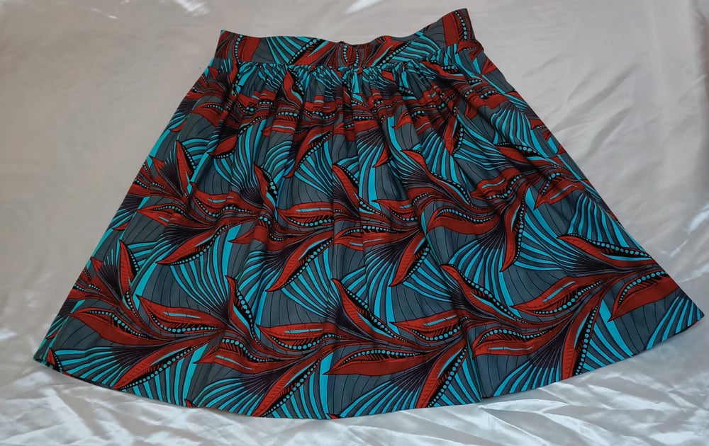 AFRICAN GATHERED SKIRT 