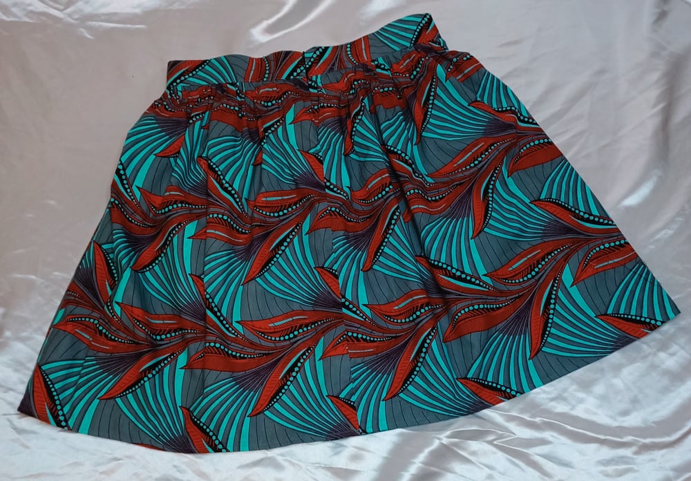 AFRICAN GATHERED SKIRT