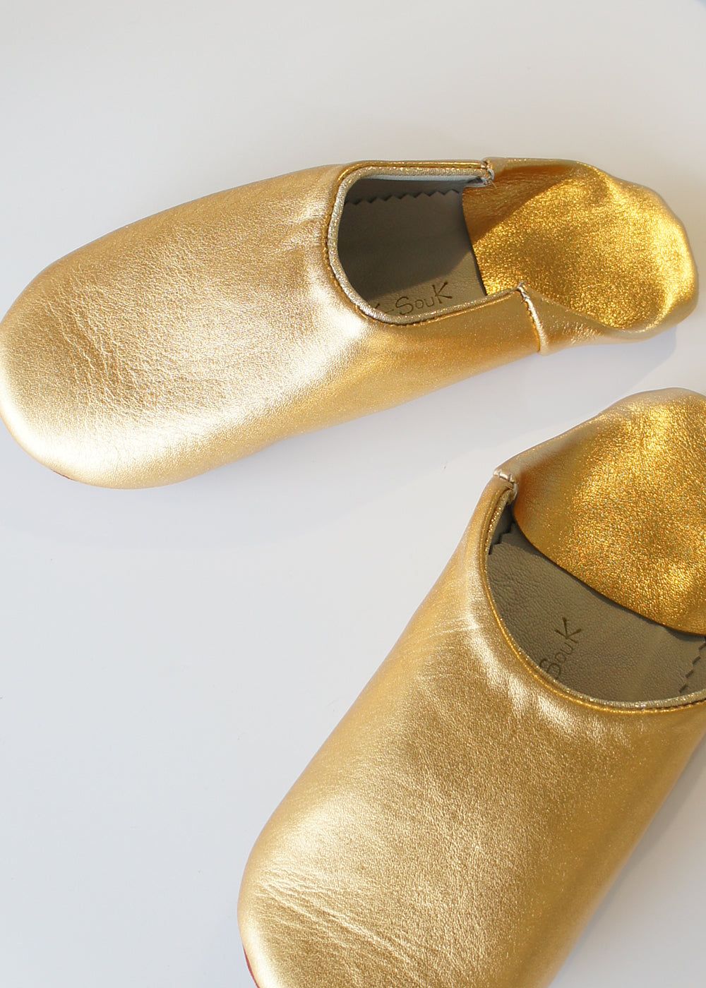 Image of METALLIC GOLD BABOUCHE