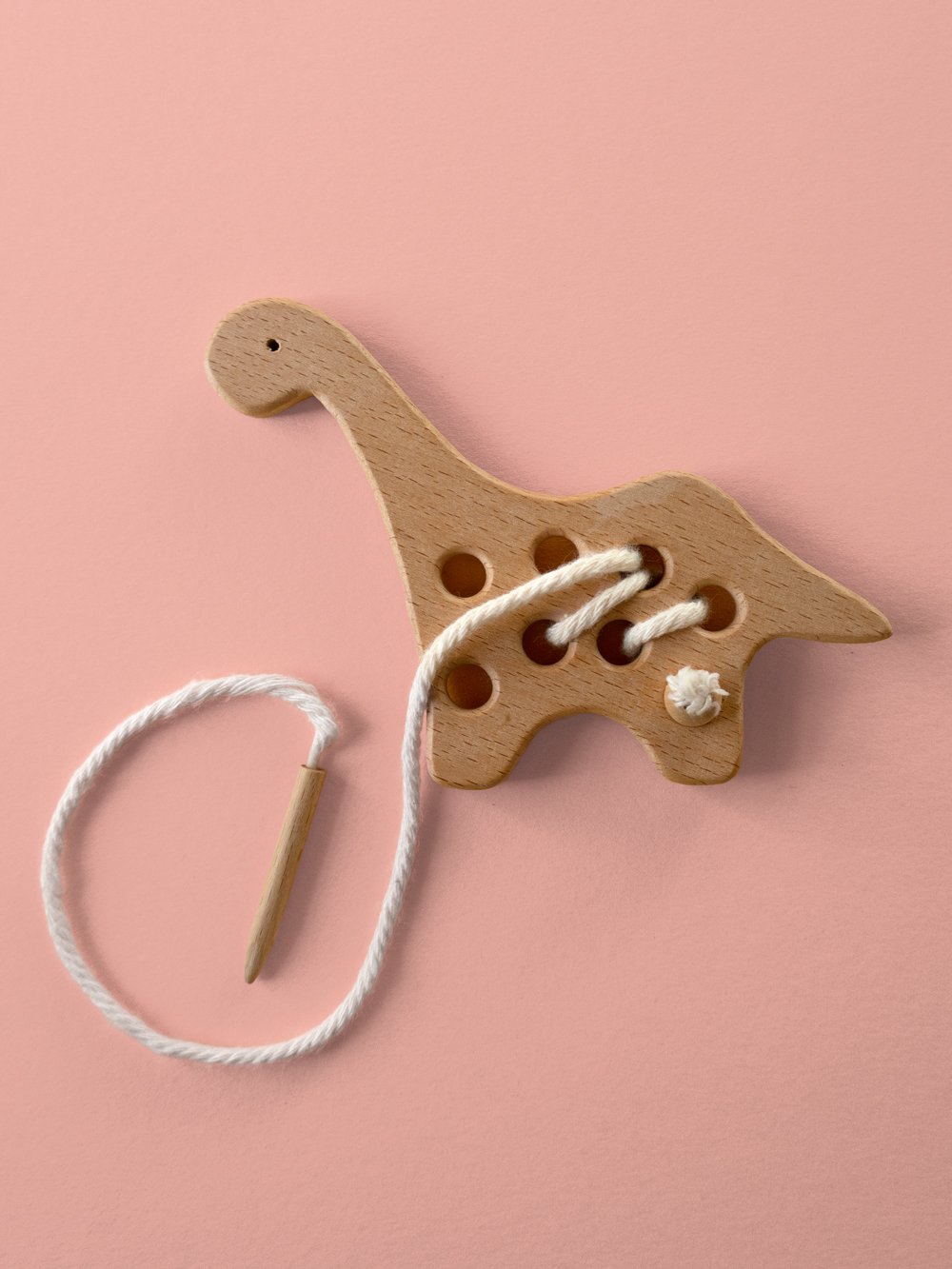 Image of dino lacing toy