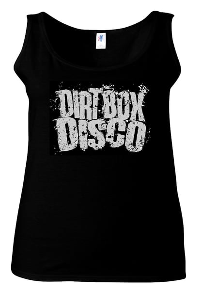 Image of Dirt Box Disco - 'SILVER LOGO' - Ladies Vest (S,M,L,XL)