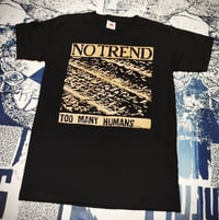 Too Many Humans bleached tee