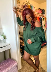 Image 1 of  Cuffing Season Sweater Dress 