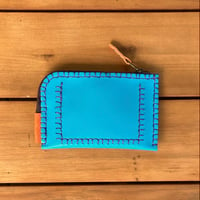 Image 3 of Cartera-tarjetero azul y morada