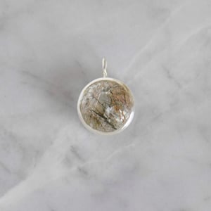 Image of Himalaya 'Herkimer' Diamond Quartz x mixed color Tourmaline strings round cut silver necklace no.3