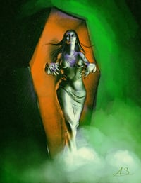 Image 1 of Crypt Queen | 8.5 X 11”  Print