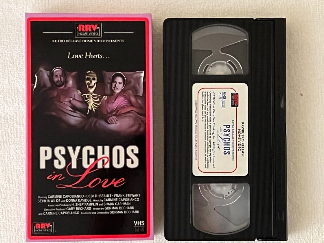Image of Psychos In Love VHS re-release