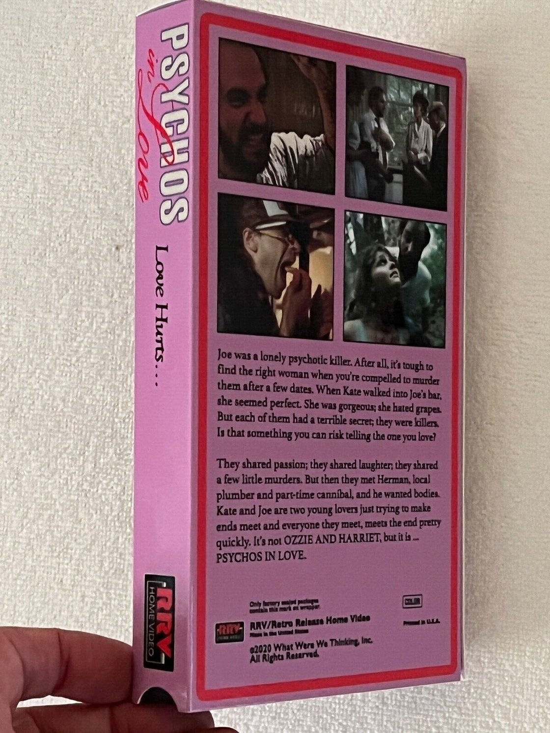 Image of Psychos In Love VHS re-release