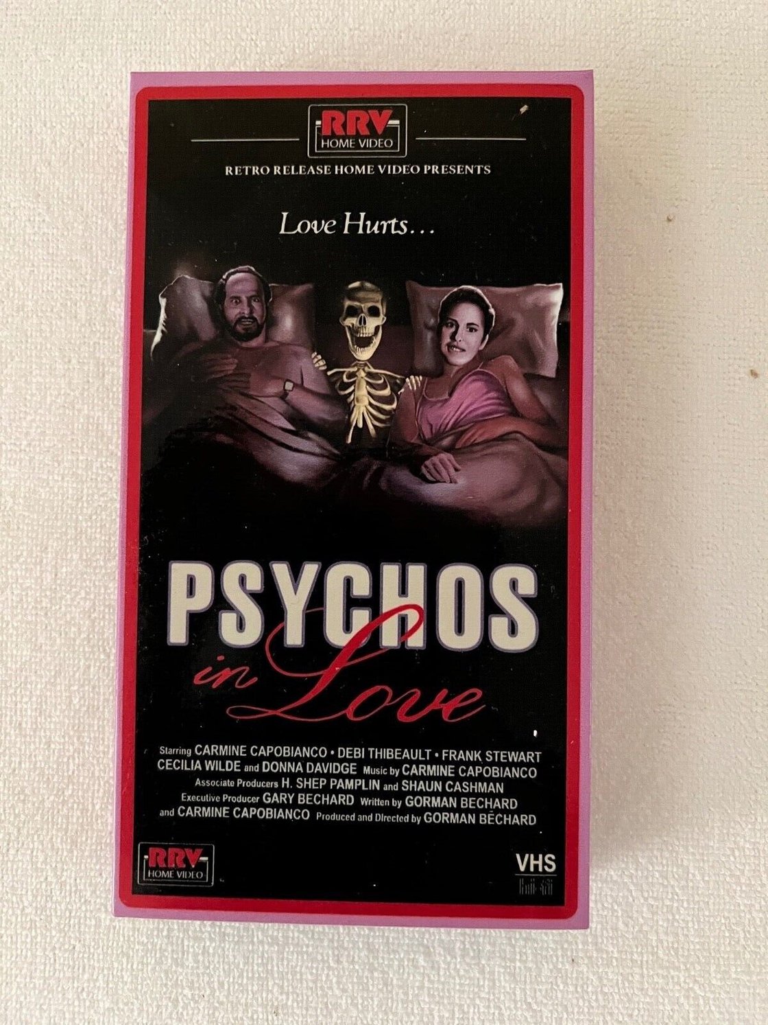 Image of Psychos In Love VHS re-release