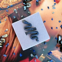 Image 1 of Blue Snake Rings