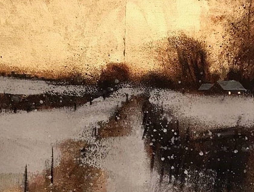 Image of BARRY WILSON - 'GOLDEN DUSK' - ORIGINAL PAINTING