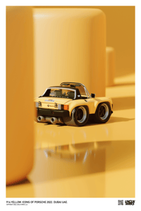 Image 2 of 914 Yellow Icons of Porsche 2022