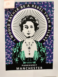 Image 1 of P6 Hand embellished Pankhurst