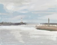 Image 1 of Maryport Harbour Study - Framed Original