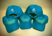 Image of Officially Licensed Gorepot "Burning Joint" Blue/Green/Teal Dad Hat!!