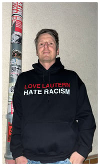 Image 2 of Love Lautern-Hate Racism Hoodie