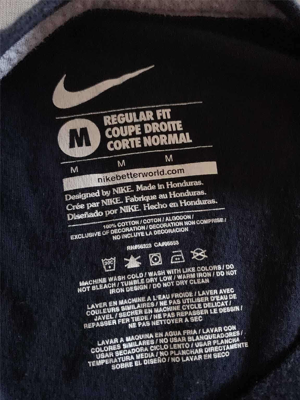 nike regular fit coupe droite corte normal