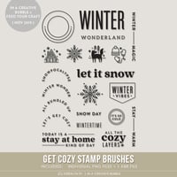 Get Cozy Stamp Brushes (Digital)