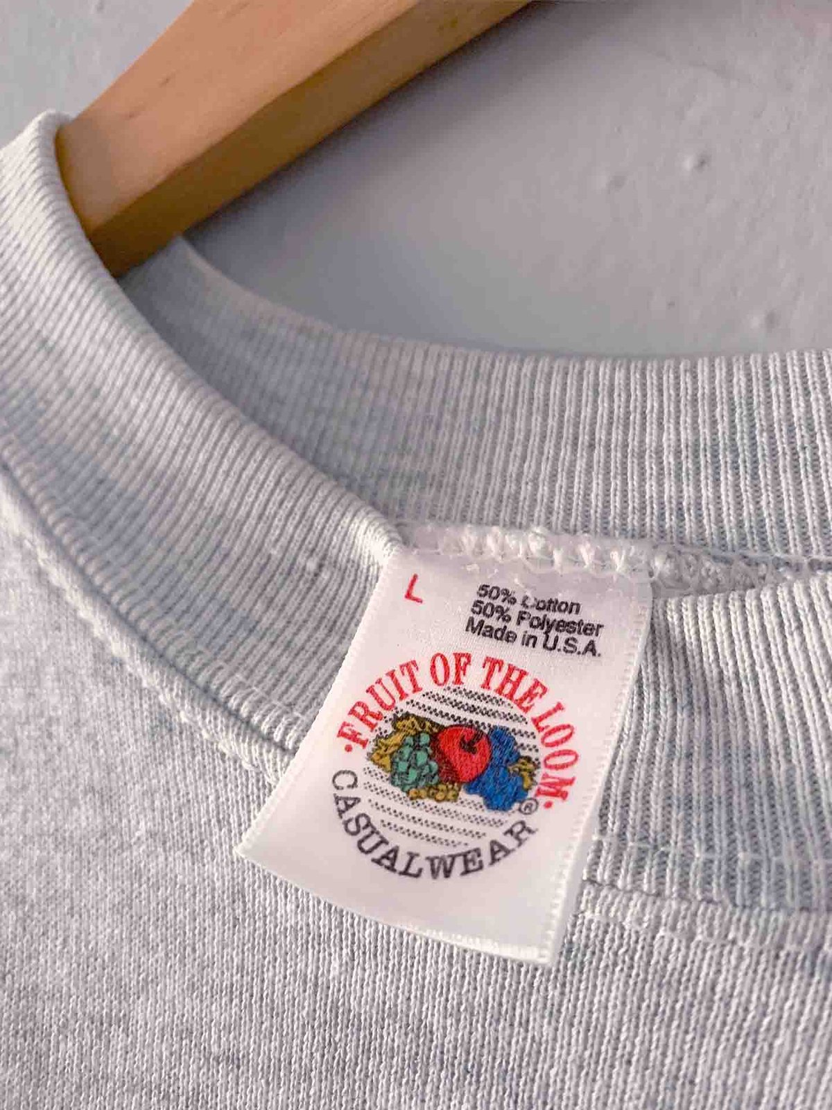 NISH | Vintage Fruit of the Loom Pullover Sweatshirt -Made in USA - L