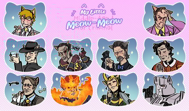 Meow-Meow Buttons