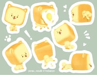 Image 2 of Toast Doggo Sticker Sheet