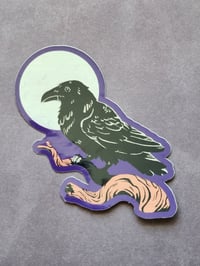 Raven Brushed Aluminum Sticker