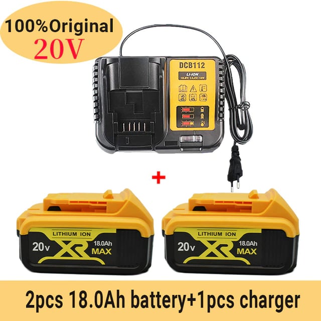 Image of DeWalt XR 20V Battery and Charger