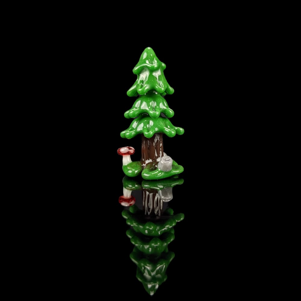 Image of Forest Green Tree pendant 