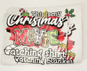 Christmas Movie Watching Blanket/ Hoodie