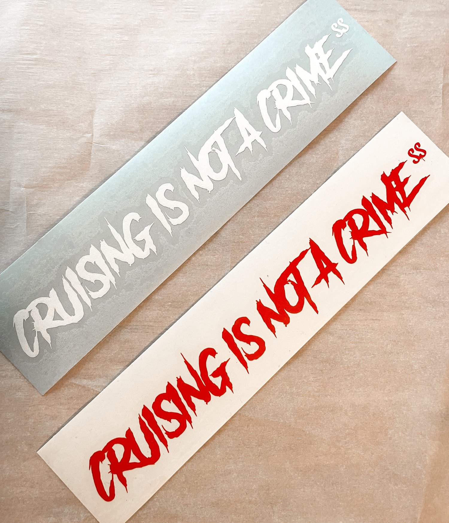 Image of Cruising is not a crime decal 