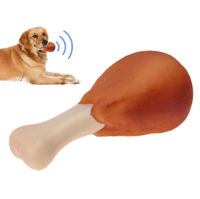 Dog Toy Rubber Chicken Leg