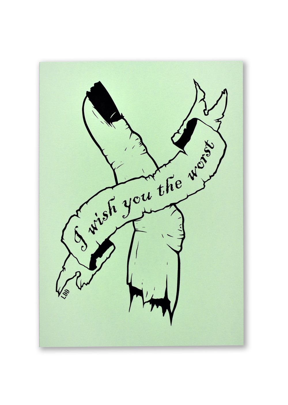 Tough Enough Hand Sewer Quote Greeting Card for Sale by NameCloud