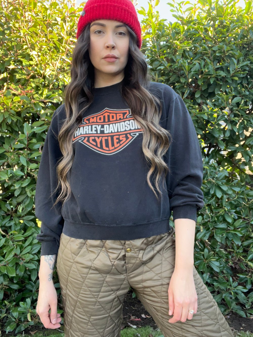 Vintage ‘96 Harley Shield Sweatshirt (M)