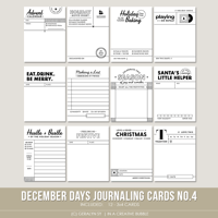 December Days Journaling Cards No.4 (Digital)