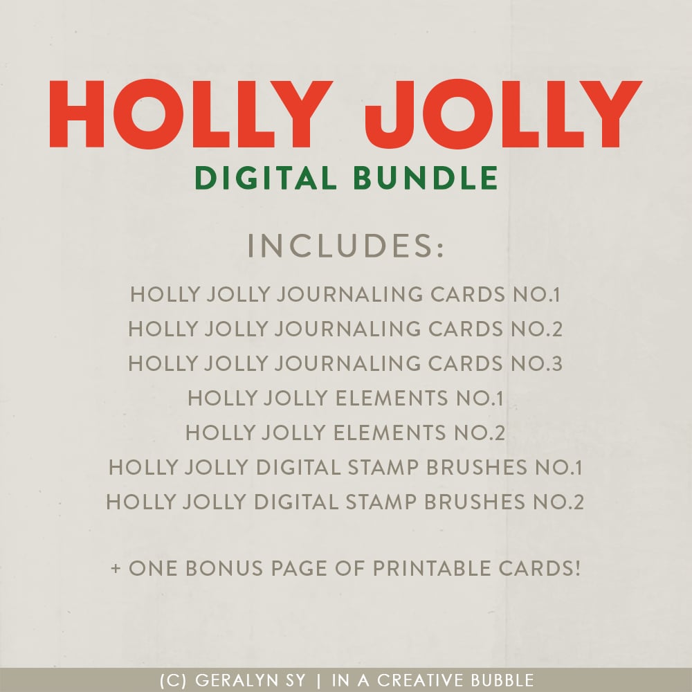 Image of Holly Jolly (2022) Bundle (Digital)