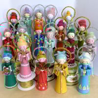 Image 1 of Handmade Felt Christmas Angels