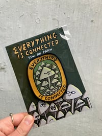 EVERYTHING IS CONNECTED sew on patch