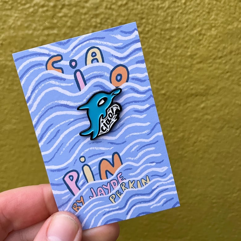 Image of CIAO enamel pin