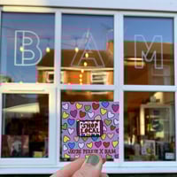 SHOP LOCAL enamel pin