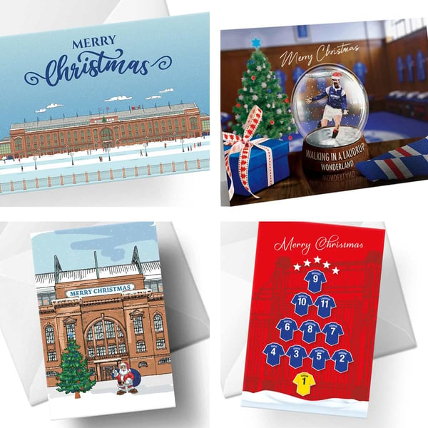 Image of Rangers Christmas Cards - Mixed Pack C