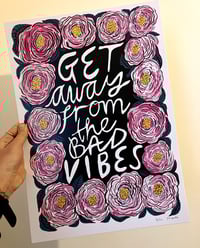 BAD VIBES A3 print