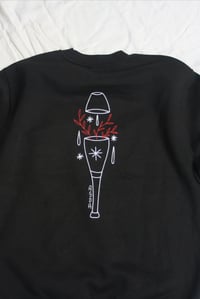 Image 3 of Sweat massue et végétaux noir