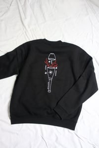 Image 1 of Sweat massue et végétaux noir