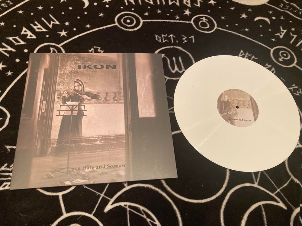 Image of LOVE, HATE AND SORROW WHITE AND GREY VINYL LPS