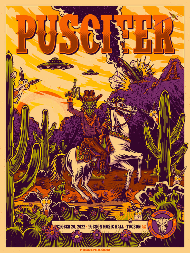 Image of Puscifer Tucson AZ 2022 (Regular & Foil)