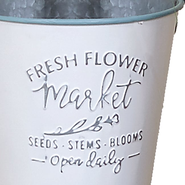 MACETA DECORATIVA LATÓN CON ASA