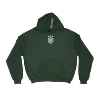 MILITARY GREEN EMBLEM HOODIE