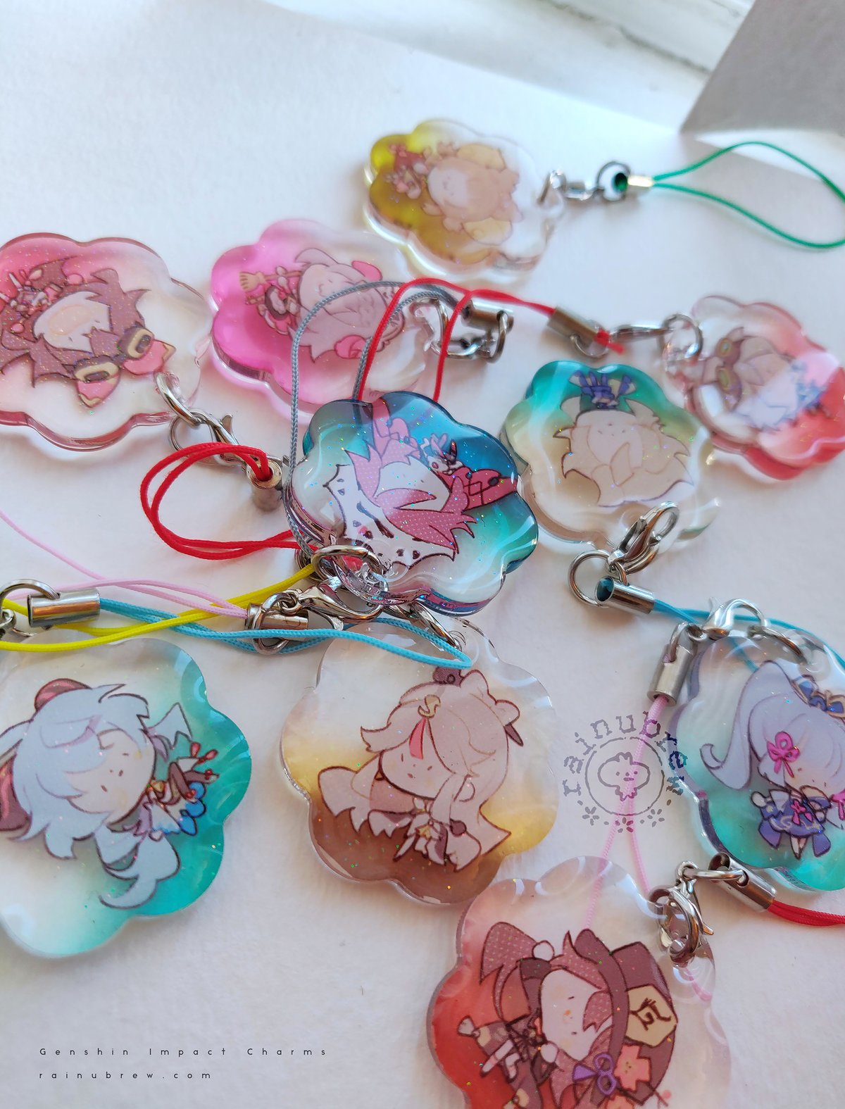 Image of Genshin Impact - Set 4 | 1.25" Gacha Charms