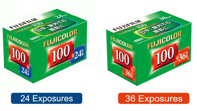 Image of Fuji Fujicolor 35mm film 100 200 400 36exp