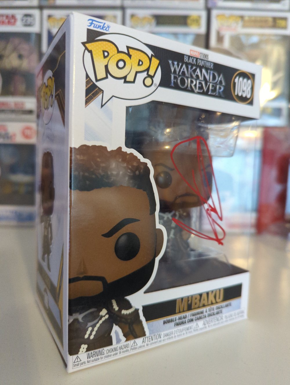 Winston Duke Wakanda Forever M'Baku Signed Pop ACOA